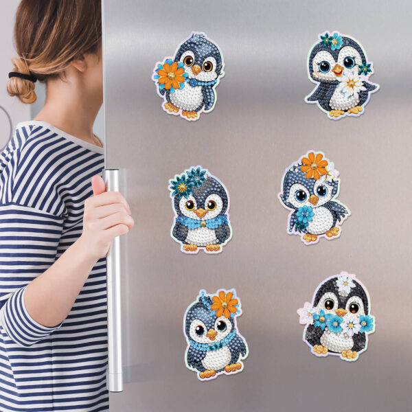 Diamond Painting Magneten – Pinguïns