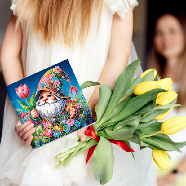 Diamond Painting Kaarten (6) – Kabouters – Set 5