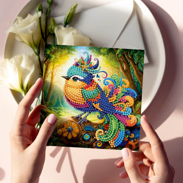 Diamond Painting Kaarten (6) – Vogels en Uilen – Set 6