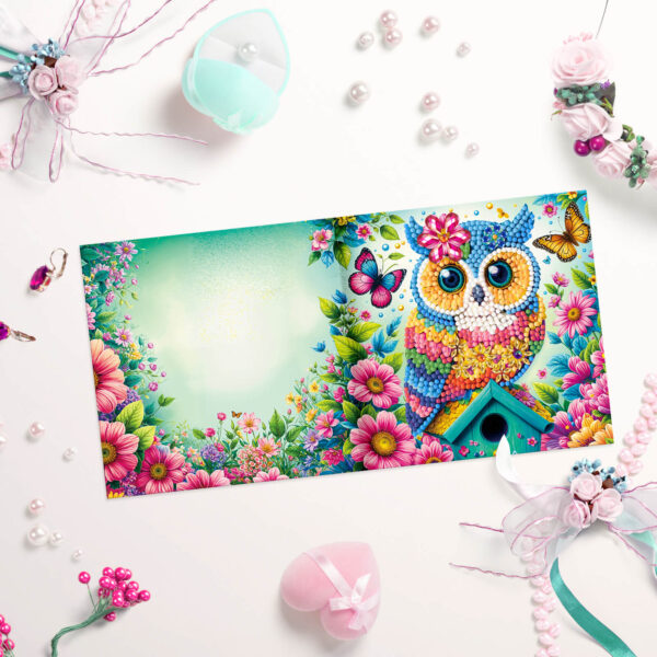 Diamond Painting Kaarten (6) – Vogels en Uilen – Set 6