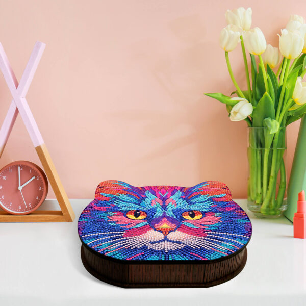 Diamond Painting Opbergdoos - Kat