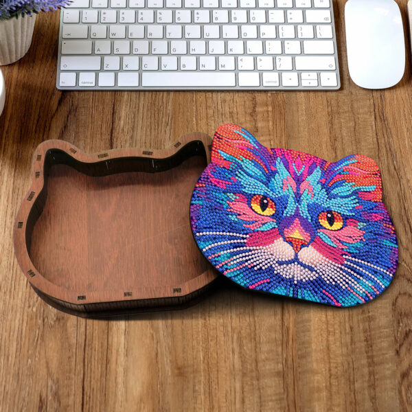 Diamond Painting Opbergdoos - Kat