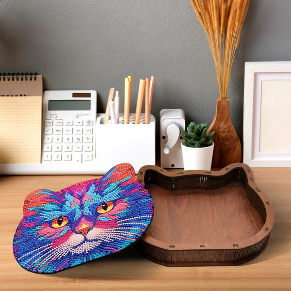 Diamond Painting Opbergdoos - Kat