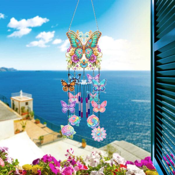 Diamond Painting 3D Windgong - Vlinder
