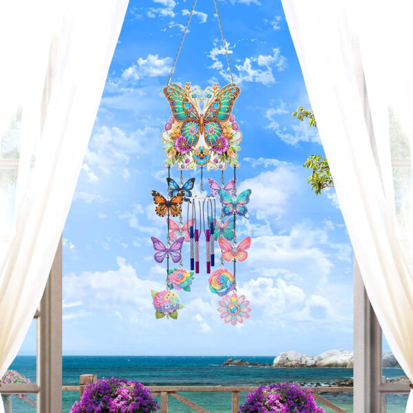 Diamond Painting 3D Windgong - Vlinder