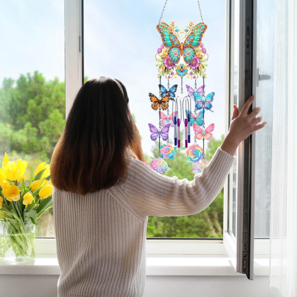 Diamond Painting 3D Windgong - Vlinder