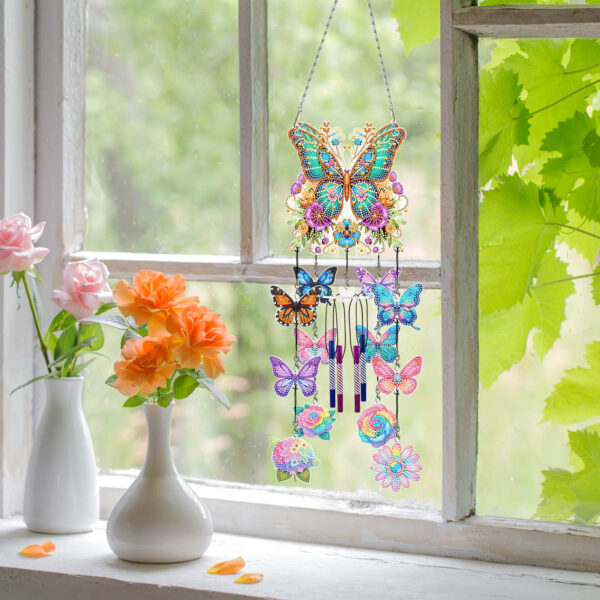 Diamond Painting 3D Windgong - Vlinder