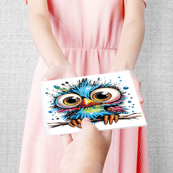 Diamond Painting Kaarten (17) - Gekke vogels