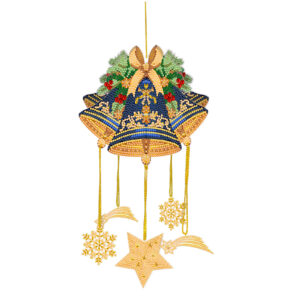 Diamond Painting Raamhanger 3D - Kerstklokken