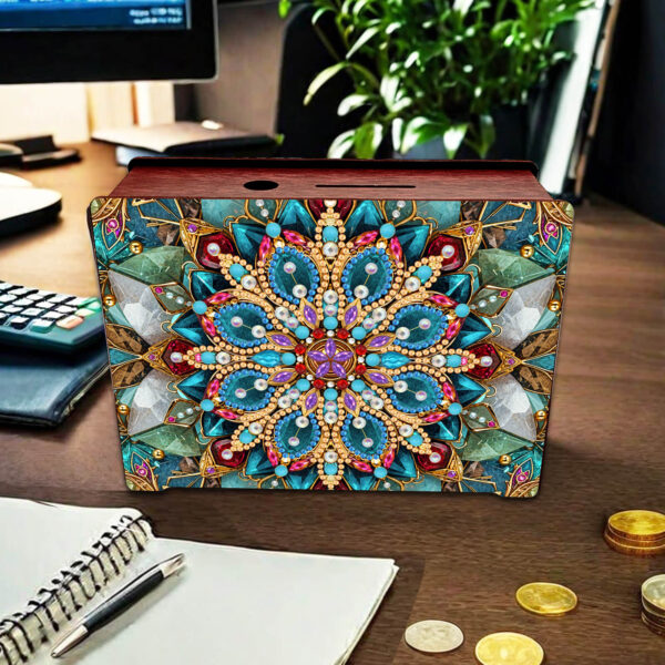 Diamond Painting Spaarpot - Mandala