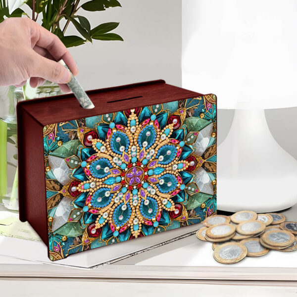 Diamond Painting Spaarpot - Mandala