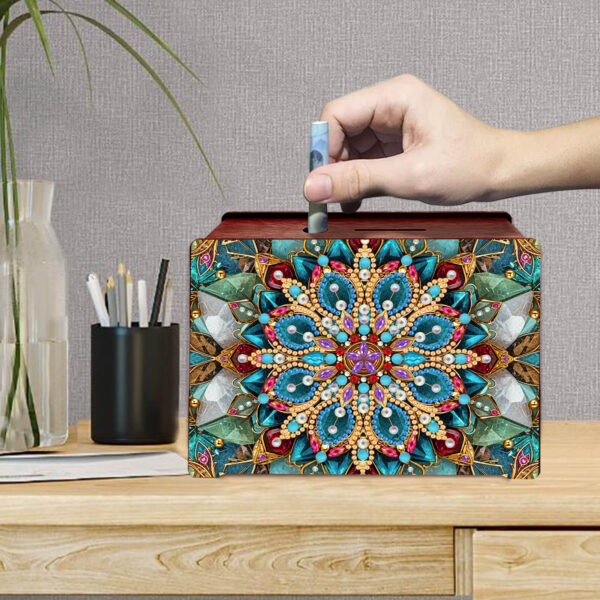 Diamond Painting Spaarpot - Mandala