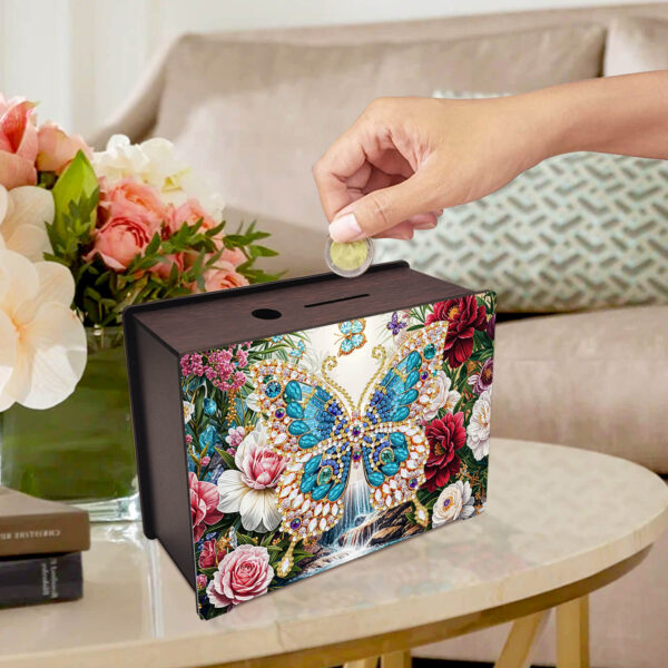 Diamond Painting Spaarpot - Vlinder