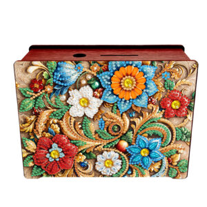 Diamond Painting Spaartpot - Bloemen