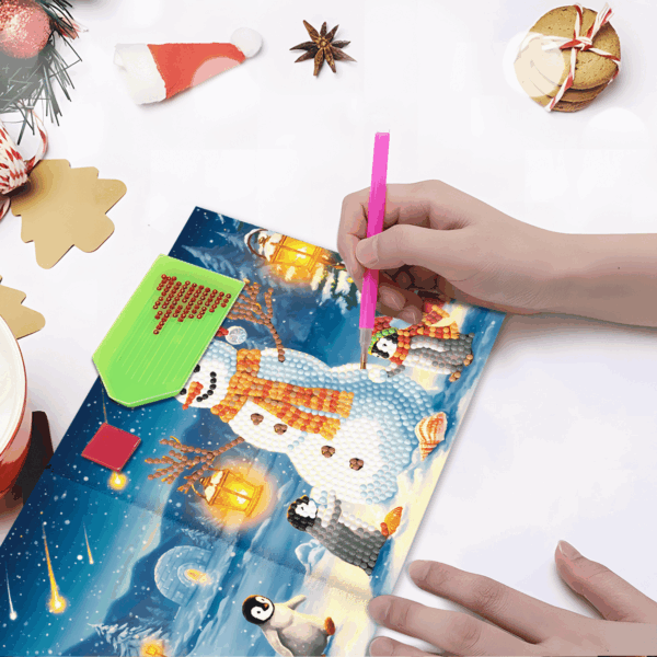 Exclusieve Diamond Painting Kerstkaarten met Nederlandse Teksten