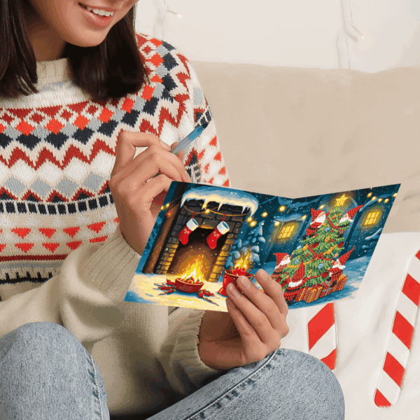 Exclusieve Diamond Painting Kerstkaarten met Nederlandse Teksten