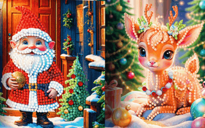 Nieuwe Diamond Painting kerstkaarten 2025: dit zijn de nieuwste ontwerpen