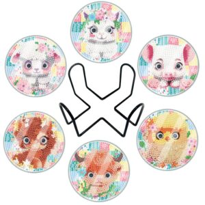 Diamond Painting Onderzetters - Dieren