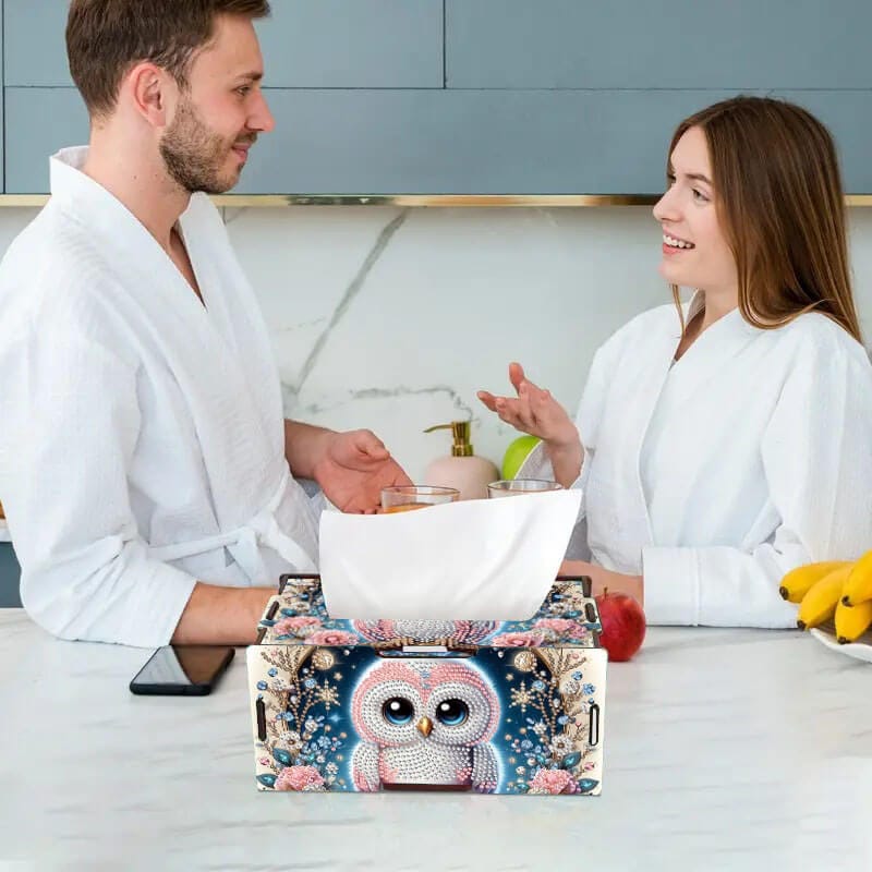 Diamond Painting Tissuebox - Uil