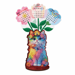 Diamond Painting Kalender - Kat