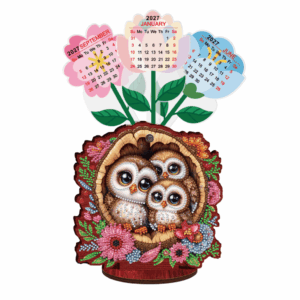 Diamond Painting Kalender - Uilen