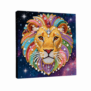 Diamond Painting Schilderij Leeuw - Pearl Collectie