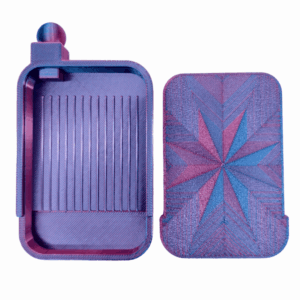 Diamond Painting Schudbakje met schuifdeksel - Blauw Paars