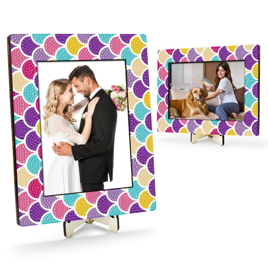 Diamond Painting fotolijsten pastel retro Pearl Collectie
