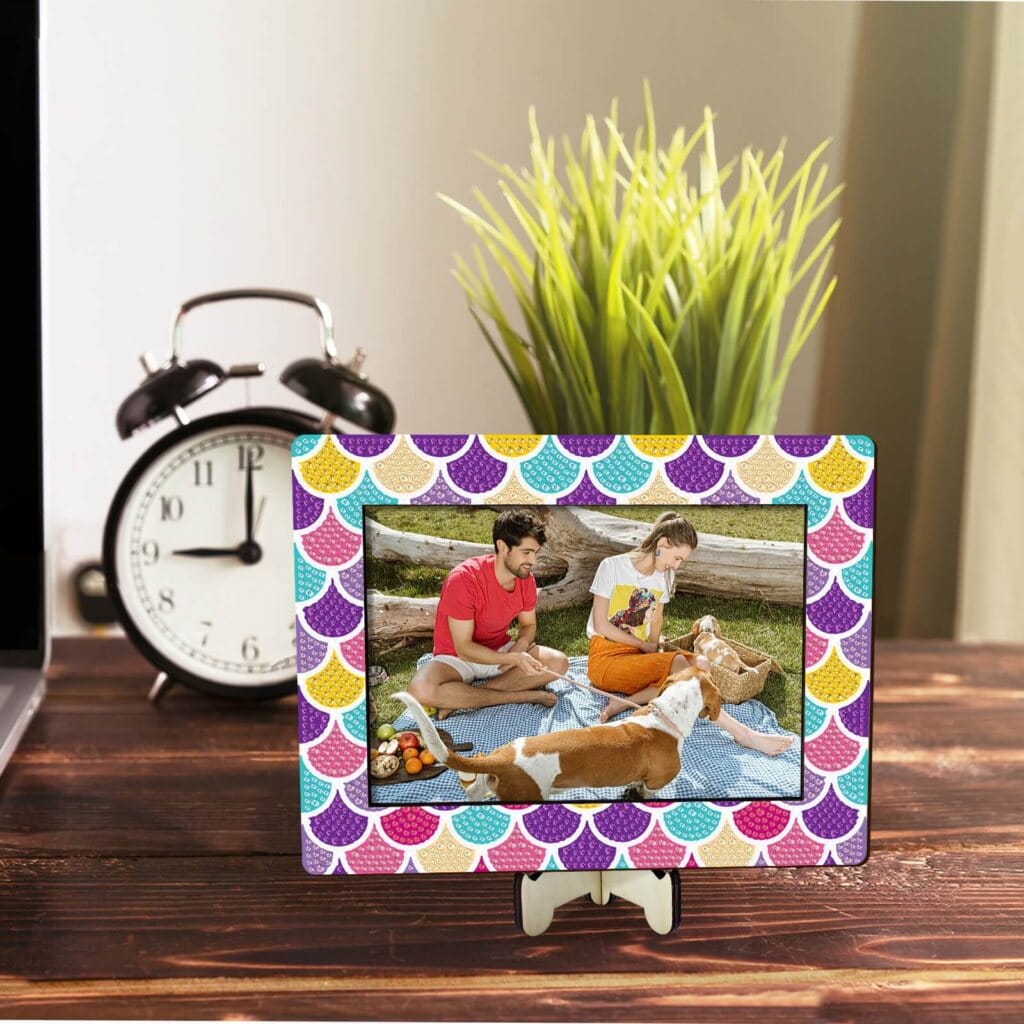Diamond Painting Fotolijsten Set – Pastel Retro- Pearl Collectie
