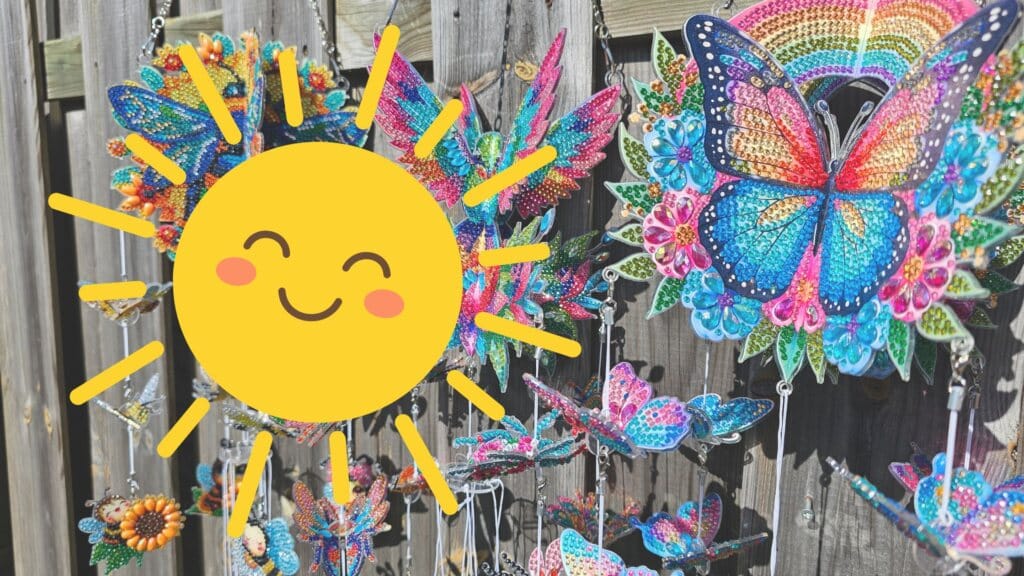 Mag een Diamond Painting in de zon liggen of hangen